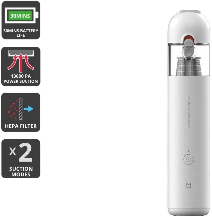 Xiaomi Mini Vacuum Cleaner, White,