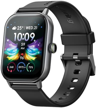 Oraimo OSW-805 Watch 5 Smart Watch with 2.01 inch HD Panda Glass Screen and 1ATM Water Resistance-Black
