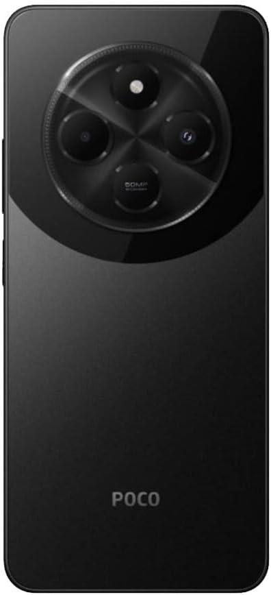 Xiaomi POCO c75 Mobile, Black (8GB Ram+256GB) | Mediatek Helio G81 octacore processor | 6.88" 120Hz display | 50MP AI Dual Camera + 13MP Front camera