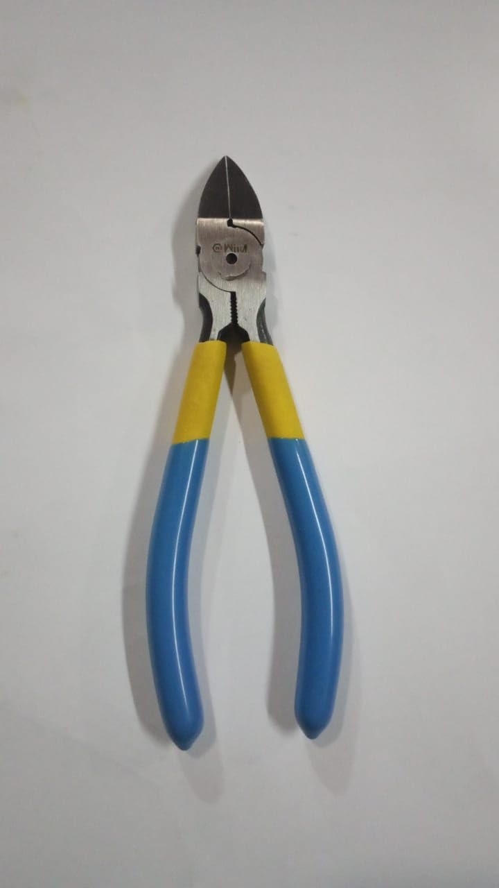 Wika Diagonal Cutting Plier, 6 Inch Wire Cutting Plier Precision Cutters Side Pliers for Cut Electronics, Wires, Jewelry Processing and DIY