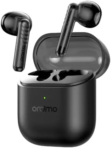 Oraimo FreePods Neo OTW-330S True Wireless Earbuds | 50H Battery, 6 Mics for Clear Calls, Bluetooth 5.3, IPX4 Waterproof, Deep Bass, Touch Controls