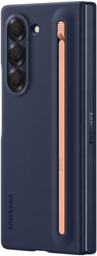 جراب Samsung Galaxy Z Fold6 Silm S Pen، أزرق داكن