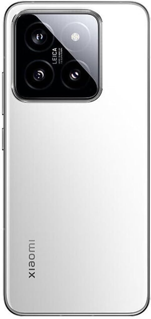 Xiaomi 14 5G Mobile,White (12Gb Ram+512 Gb) | Snapdragon 8 Gen 3| 6.36" Amoled 120Hz display | Leica Triple Lens Camera 50+50+50MP, 32MP Front camera
