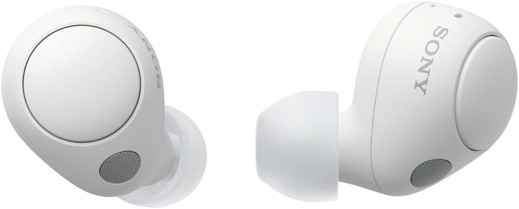 Sony WF-C700N Truly Wireless Noise Cancelling Earbuds, 15 hours battery life, Clearer hands-free calling, Multipoint Connection, IPX4 Water Resistance, White, UAE Model