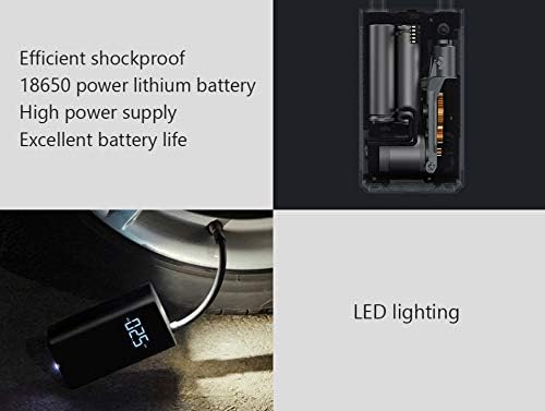 Xiaomi Electric Air Pump Mijia Rechargeable inflator 150PSI Smart Digital Tire Pressure Detection for Football Car Bike Pump