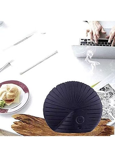 مبخرة كهربائية محمولة صغيرة قابلة لإعادة الشحن عبر USB من شل باللون الأسود