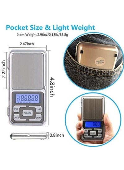 Digital Pocket Scales Gram Food Scale Kitchen Portable Scale Mini Cooking Lab Scale
