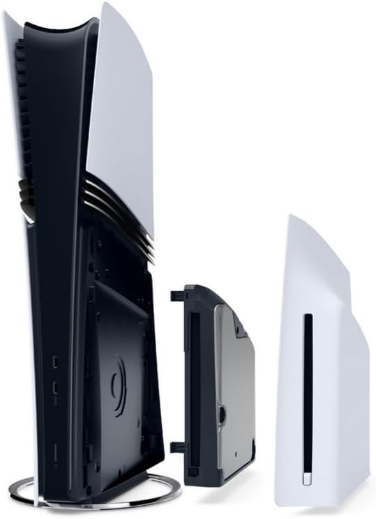 Sony PlayStation 5 PRO Digital Console [NEW 2024 Model] with Extra Dual Sense White Controller + Disc Drive - Bundle - International Version [video game]