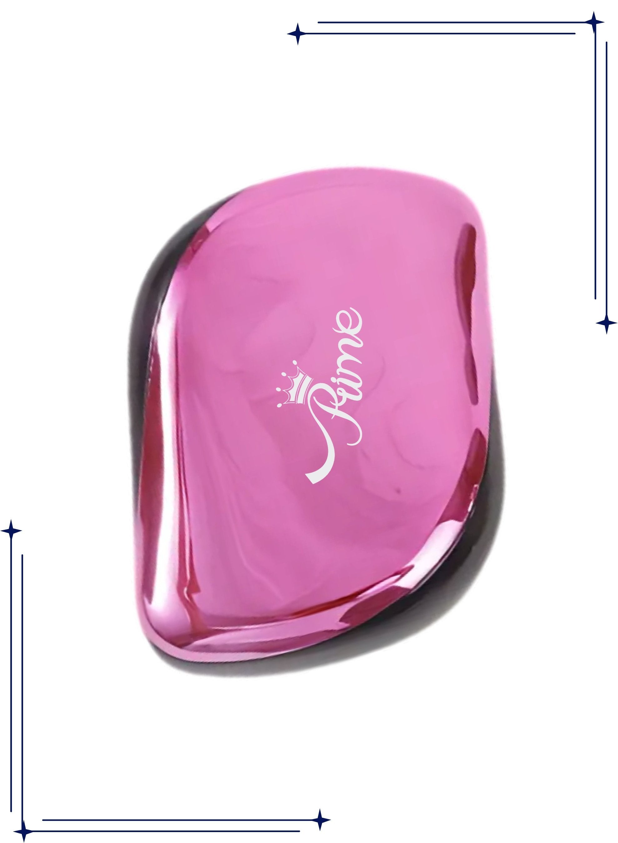 Prime Portable pocket comb Thick and Curly Detangling Hair Brush