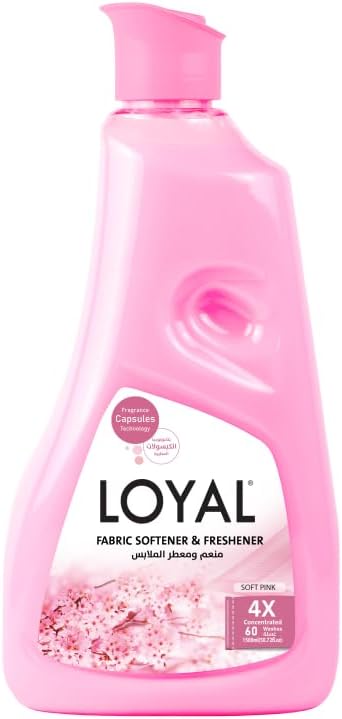 Loyal Fabric Softener & Freshener Soft Pink - Enhanced Softness - Static Reduction - 1500 ml