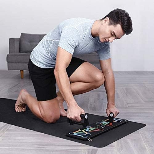 Pomic fit Push-up Board 9 In1 Foldable Push Up Rack Board Multifunction Rack Board Comprehensive Fitness Exercise Workout Push-up Stands Board Body Building Training Gym for Men and Women