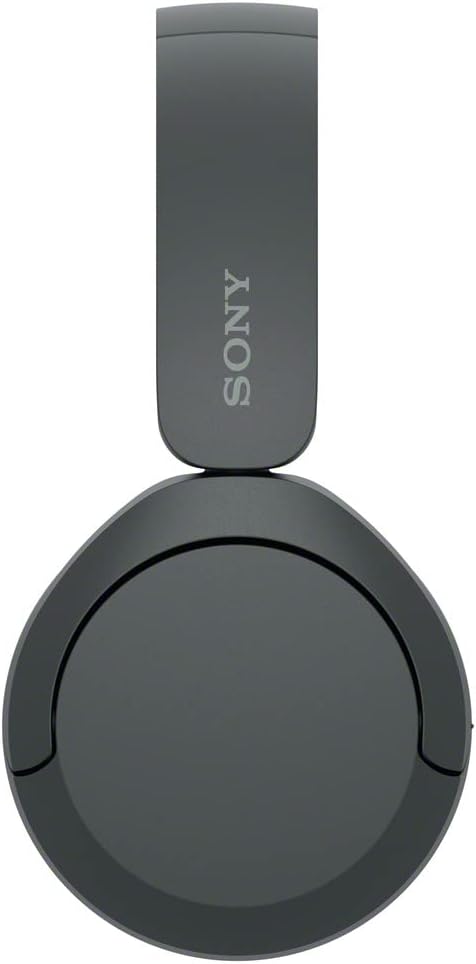 سماعات رأس لاسلكية Sony WH-CH520، عمر بطارية يصل إلى 50 ساعة، مكالمات أكثر وضوحًا بدون استخدام اليدين، اتصال متعدد النقاط، تصميم على الأذن، أسود، إصدار الإمارات العربية المتحدة - ضمان لمدة عام واحد