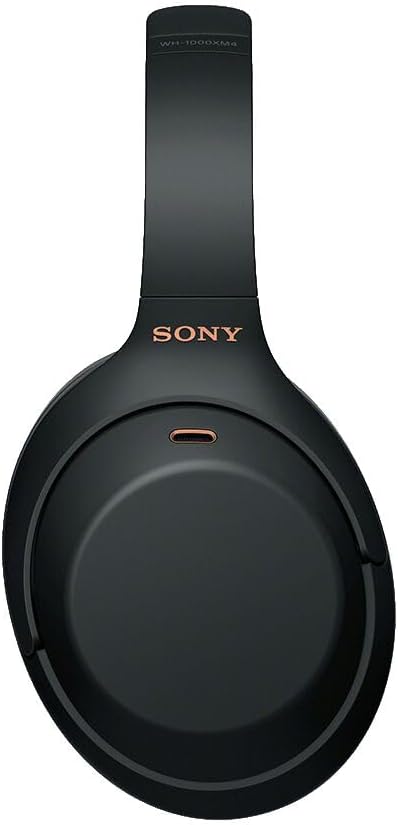 Sony Wh-1000Xm4 Wireless Noise Cancelling Bluetooth Over-Ear Headphones With Speak To Chat Function And Mic For Phone Call, Black, UAE Version - 1-Year warranty