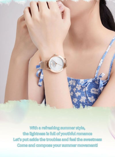 2023 New Arrival NAVIFORCE NF5027 Romantic Charming Quartz Women Watches Luxury Stainless Steel Band White Dial Lady Watch reloj mujer