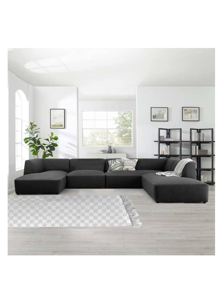Luxury Fabric Sectional Sofa, Interior Furniture, Comfortable Sofa