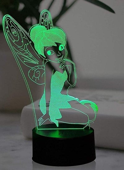Multicolor Stereo 3D Cartoon Animation Night Light LED Colorful Gradient Touch Remote Control Desk lamp USB Table Bedside Creative Birthday Gift Decoration Light Flying Bell Bell