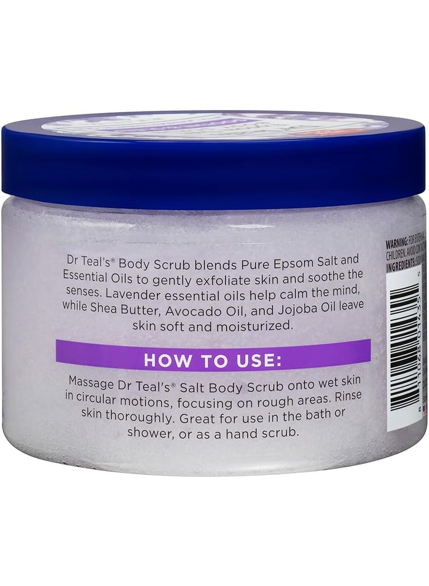 Dr Teal's Epsom Salt Body Scrub Lavender, 454G