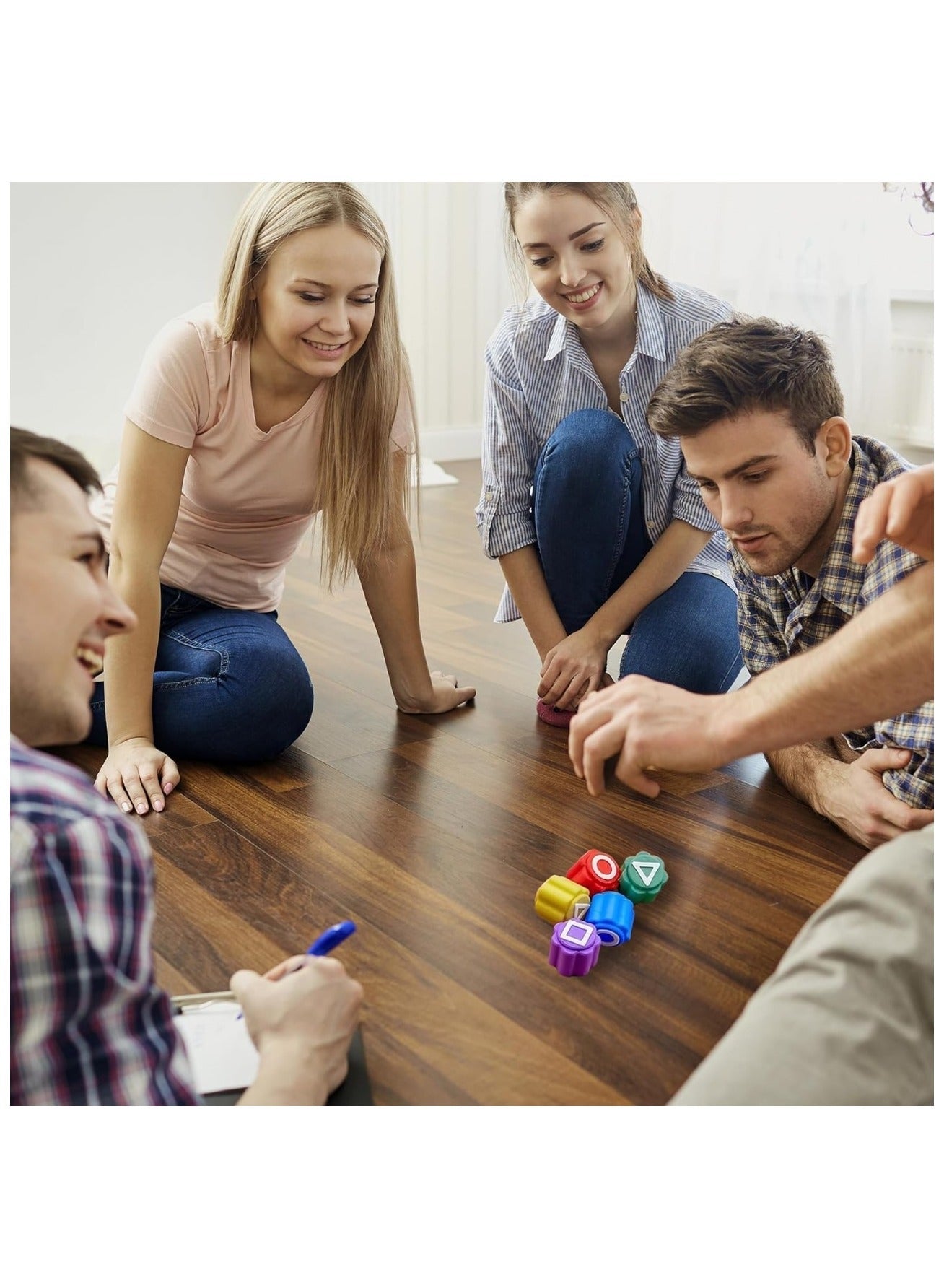 Eworld Korean Gonggi Game Set, 5PCS Traditional Tossing Stones for Hand-Eye Coordination and Skill Development, Ideal for Kids and Adults