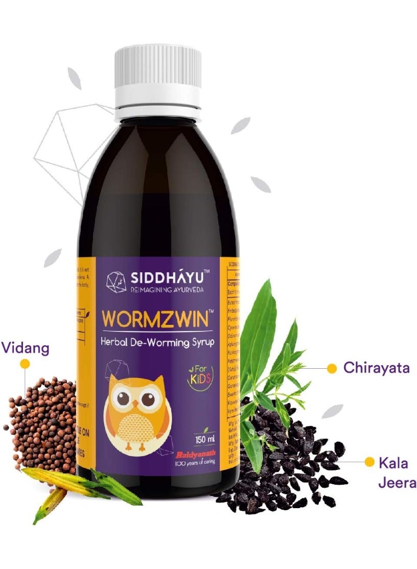 SIDDHAYU WORMZWIN SYRUP 150 ML