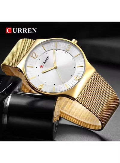 Men's 8304 Water Resistant Analog Watch - Gold