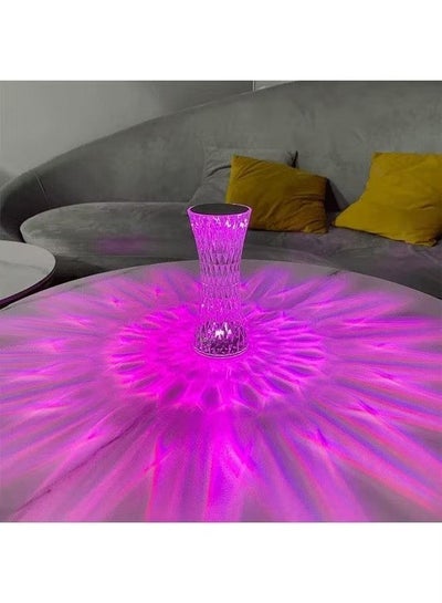 Crystal Table Lamps Diamond Lamp With Multicolor Light Sensor Touch