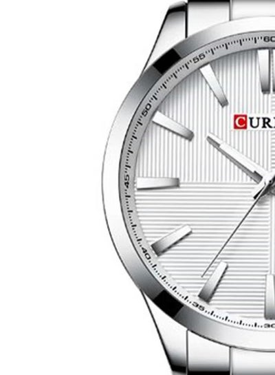 Men's 8322 Sports Analog Quartz Wrist Watch (Silver)