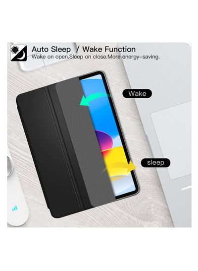 Magnetic iPad Case For iPad 10th Gen 2022 10.9 inch Premium Quality Slim Stand Case with Auto Sleep and Awake function