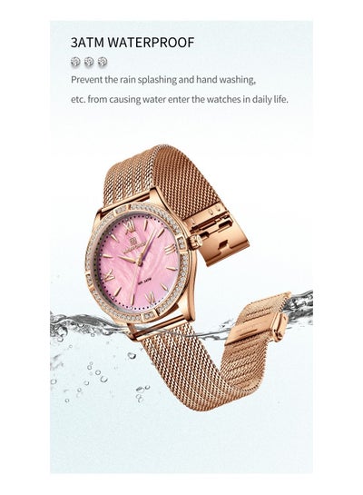 NAVIFORCE NF5028 Ladies Luxury Women Watches Fashion casual Diamond Female Quartz Wristwatches Ladies Gifts Clock Relogio Feminino