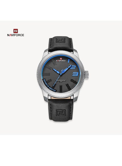 ساعة NAVIFORCE للرجال الجديدة ساعة معصم رجالية فاخرة كوارتز رياضية PU حزام جلد 30 متر مقاومة للماء NF9202L