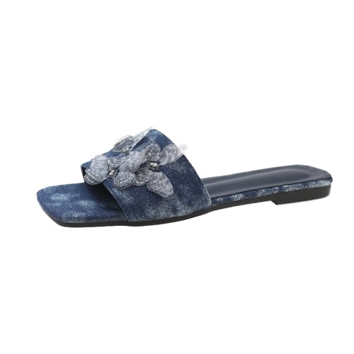 WOMEN-FLATS-YYL-A08 - 37, BLUE