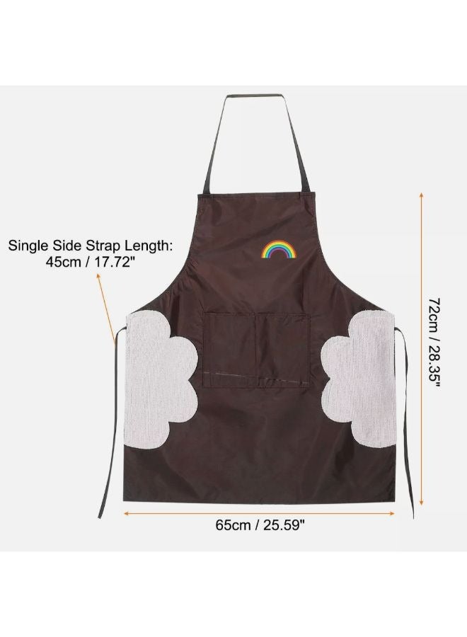Oilproof Kitchen Smock Waterproof Catering Waiter Work Clothes Apron