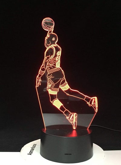 Jordan Table Lamps 3D Night Light Figure Sports Basketball Home Decoration Birthday Gift for Kids Boy Child 3D LED Night Light Lamp