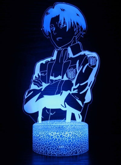 Anime 3D LED Lamp Manga 3D Night Light Anime Figures W/Anime EID Gifts Anime Birthday Gifts RGB 16 Colors W/Remote Control