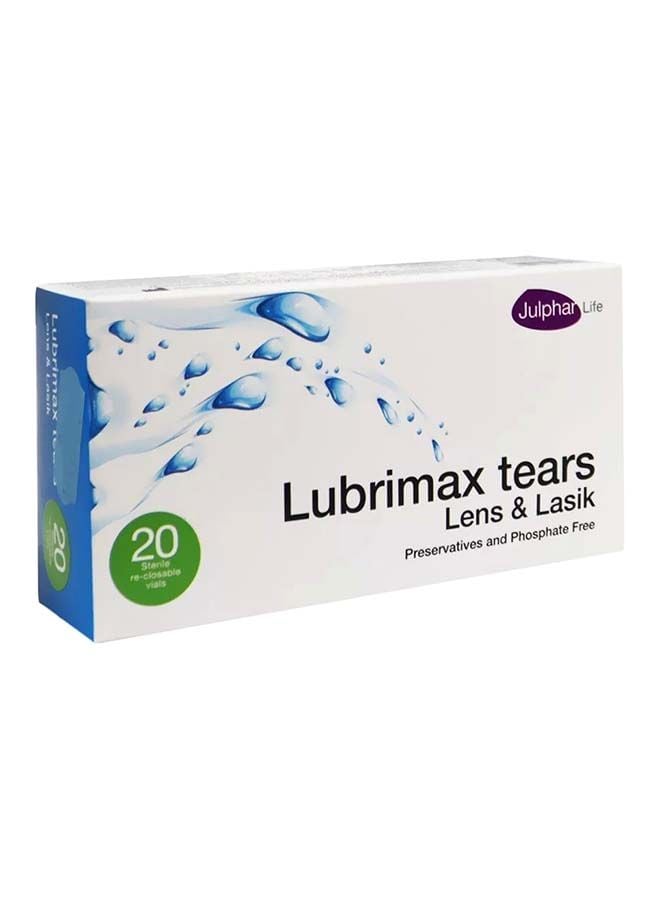 LUBRIMAX TEARS VIALS 20S