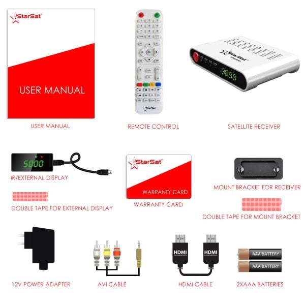 StarSat SR-500HD Full HD Receiver