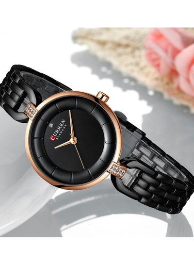 CURREN J4169RGB Original Brand Stainless Steel Band Wrist Watch For Women With Box