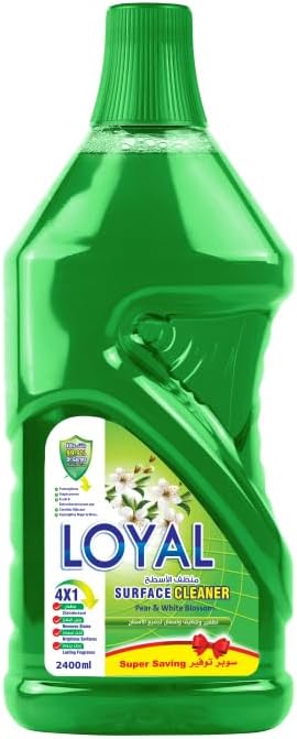 Loyal Surface Cleaner Liquid, Spring Time, Green, 2400ml