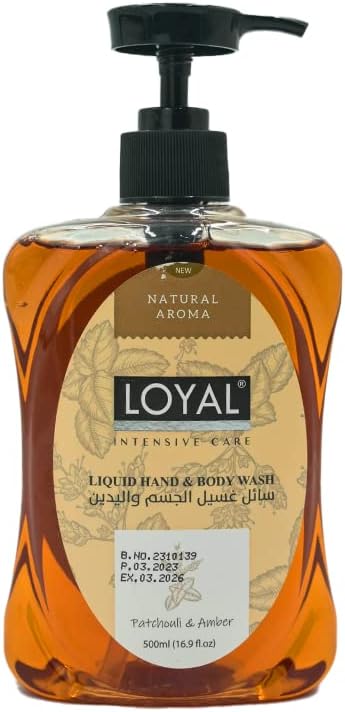 LOYAL FOAMING HAND AND BODY WASH PATCHOULI & AMBER 500ML