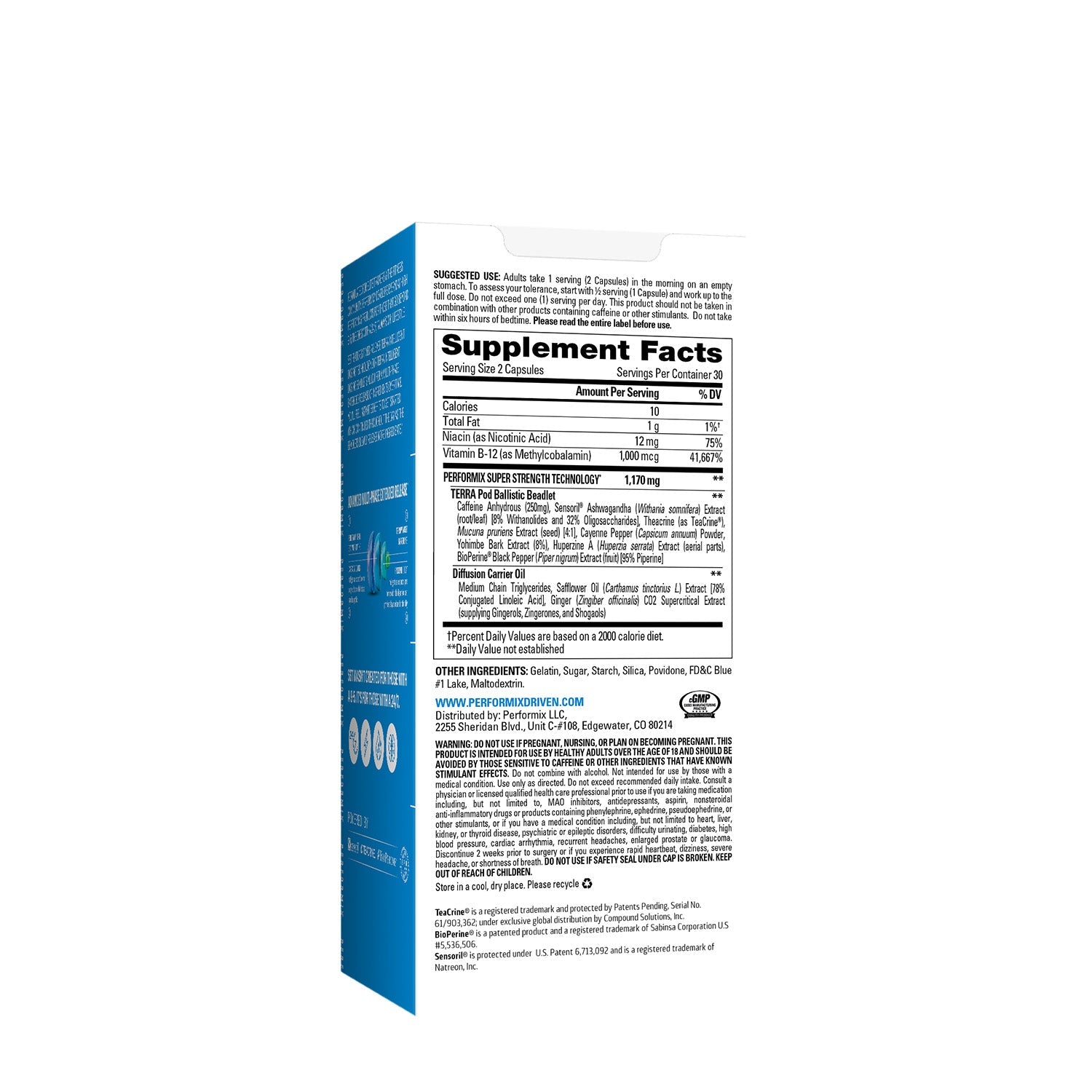 Performix Suspension Super Thermogenic Blue