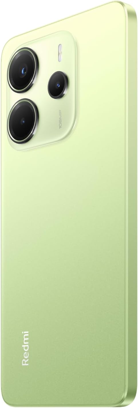 Xiaomi Redmi Note 14 Mobile (Lime Green 8GB RAM, 256GB Storage) | 108MP AI camera system |6.67" 120Hz AMOLED display | 5500 mAh (typ) battery