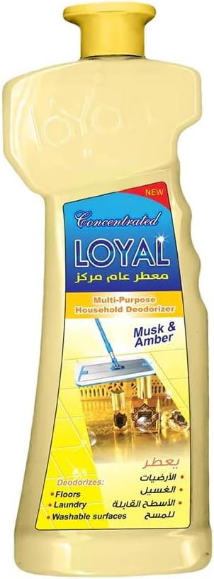 Loyal Multi-Purpose Household Deodorizer Concentrated Gel, Musk & Amber, 2100ml