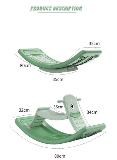 Kids Balance Board Multifunction Curvy Balancing Board for Boys and Girls Indoor and Outdoor Open Ended Learning Toy 3 in 1