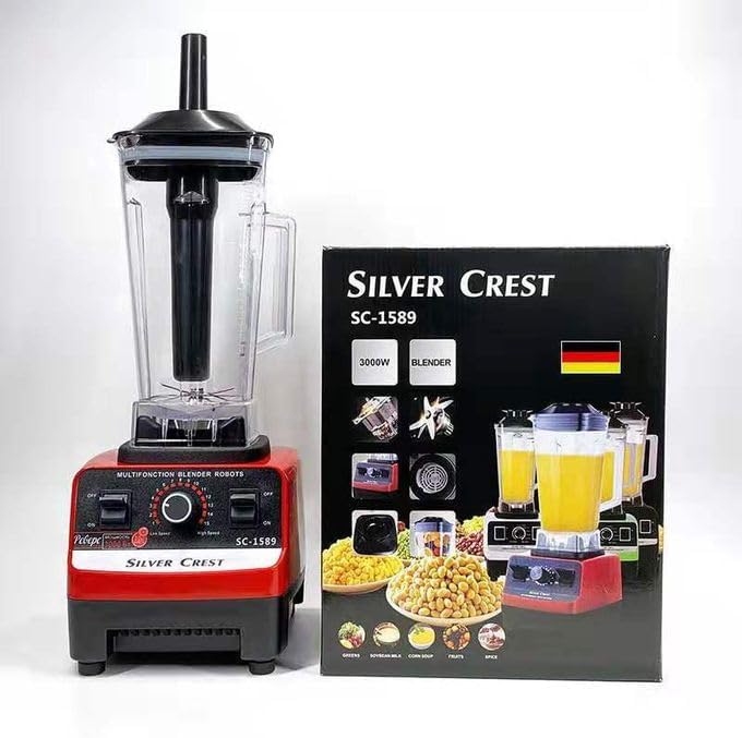 Professional Blender 2 In 1 4500W High Power Blenders For Kitchen Stainless Countertop Smoothie Blender Ideal for Smoothies Shakes