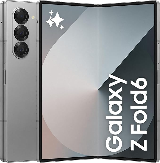 SAMSUNG Galaxy Z Fold 6 Dual SIM Silver shadow 12GB RAM 256 GB 5G - Middle East Version