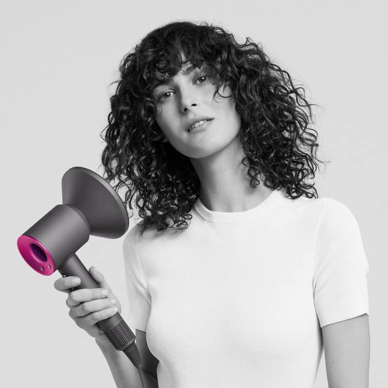Dyson Supersonic Hair Dryer (Iron/Fuchsia), with new flyaway attachment