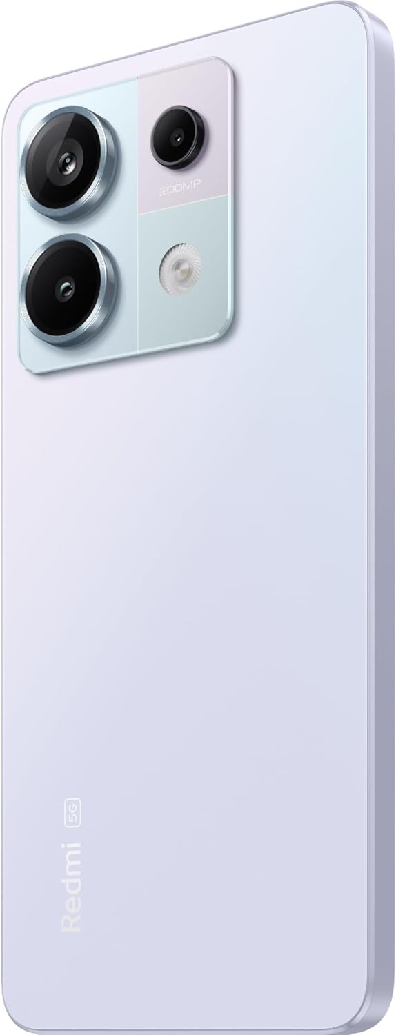 Xiaomi Redmi Note 13 Pro 5G (Aurora Purple 12GB RAM, 512 Storage) - Ultra-clear 200MP camera with OIS |1.5K 120Hz AMOLED display | Immersive viewing with ultra-thin bezels | Snapdragon®7s Gen 2
