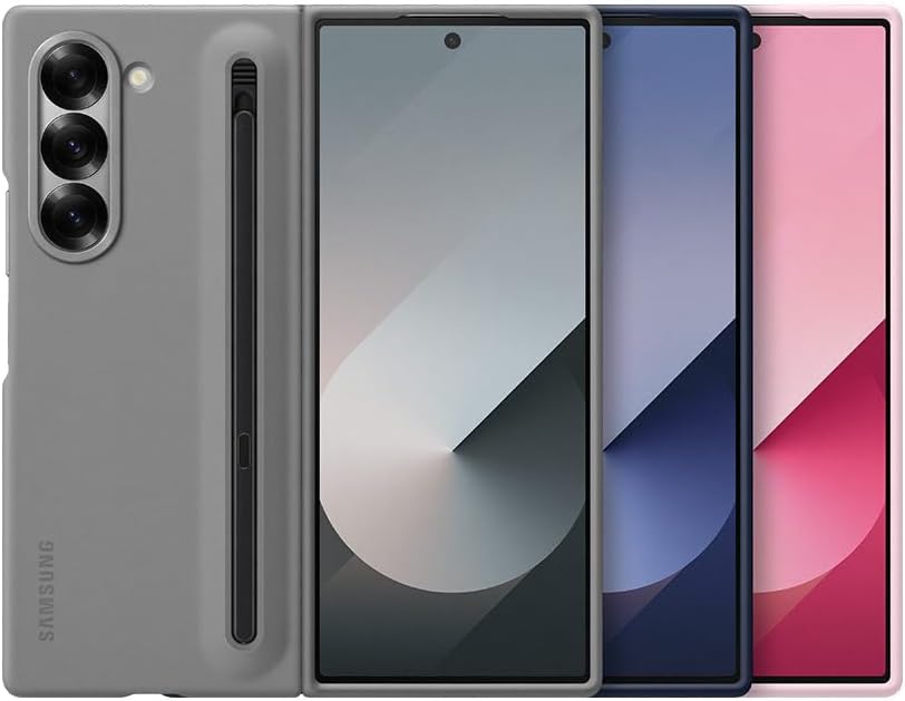 جراب Samsung Galaxy Z Fold6 Silm S Pen، أزرق داكن