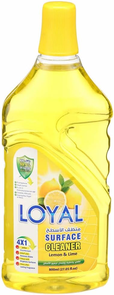 Loyal Surface Cleaner Liquid, Lemon Basket, Yellow, 800ml