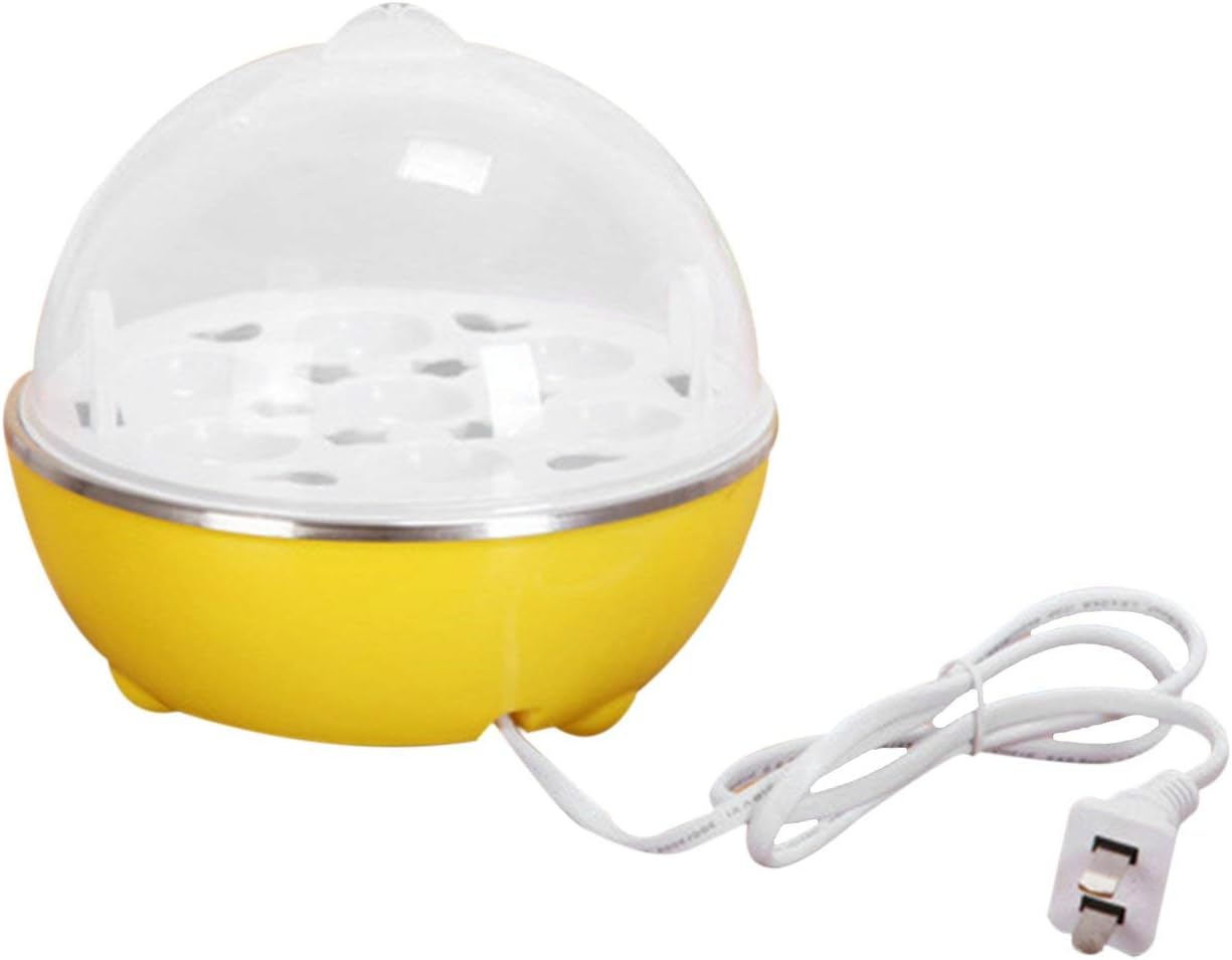 Multi-Function 7 Eggs Capacity Auto-off Electric Egg Cooker (Yellow)