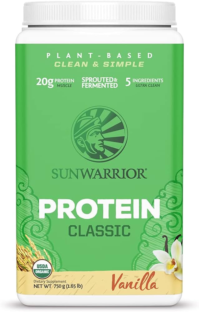 Sunwarrior Protein Classic Blend Organic Vanilla 750 Gm